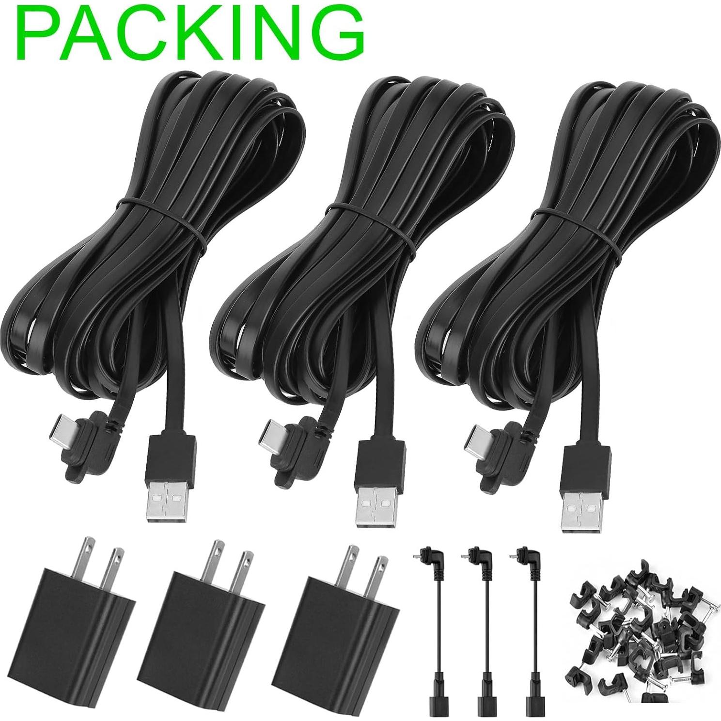 Cable de Poder Uogw 9.1m para Cámara Blink Outdoor 4 y XT