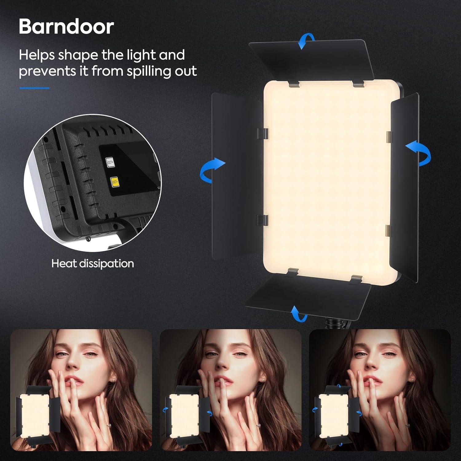 Kit de Luz de Video LED Foccalli Bi-Color 2700-6500K 36W