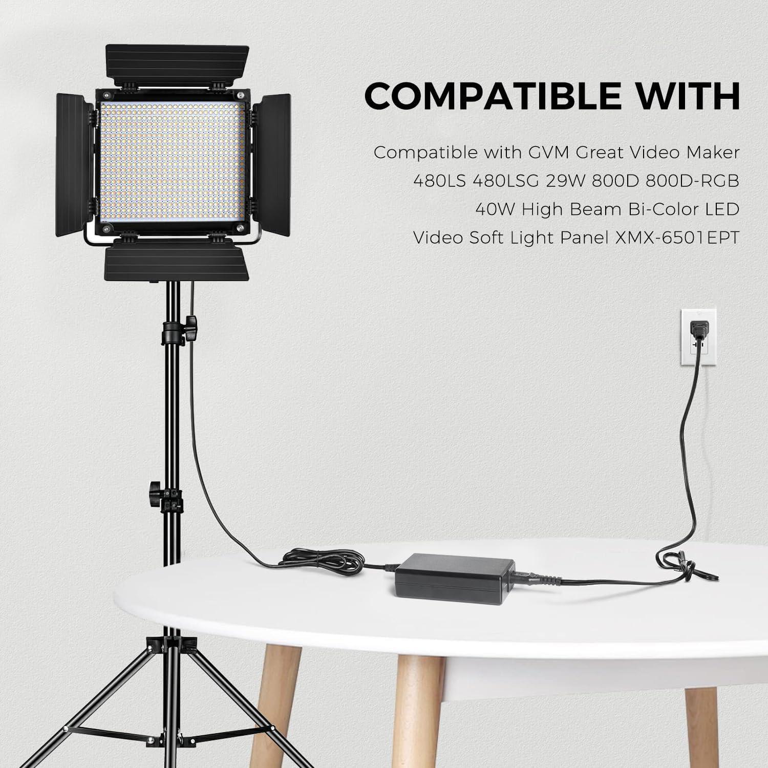 Adaptador de corriente 15V 4A GVM Great Videq Maker LED