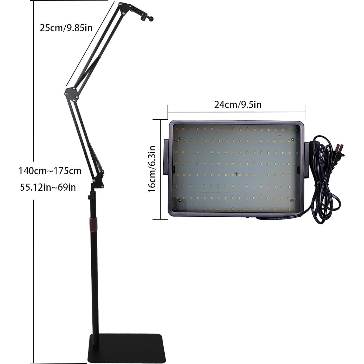 Luz de Tatuaje LED MK TATTOO con Control Remoto 144 Perlas