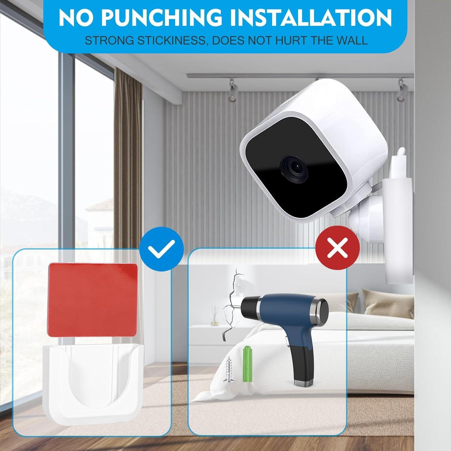 Soporte Adhesivo para Cámara Blink Mini Voyaux, 2 Piezas