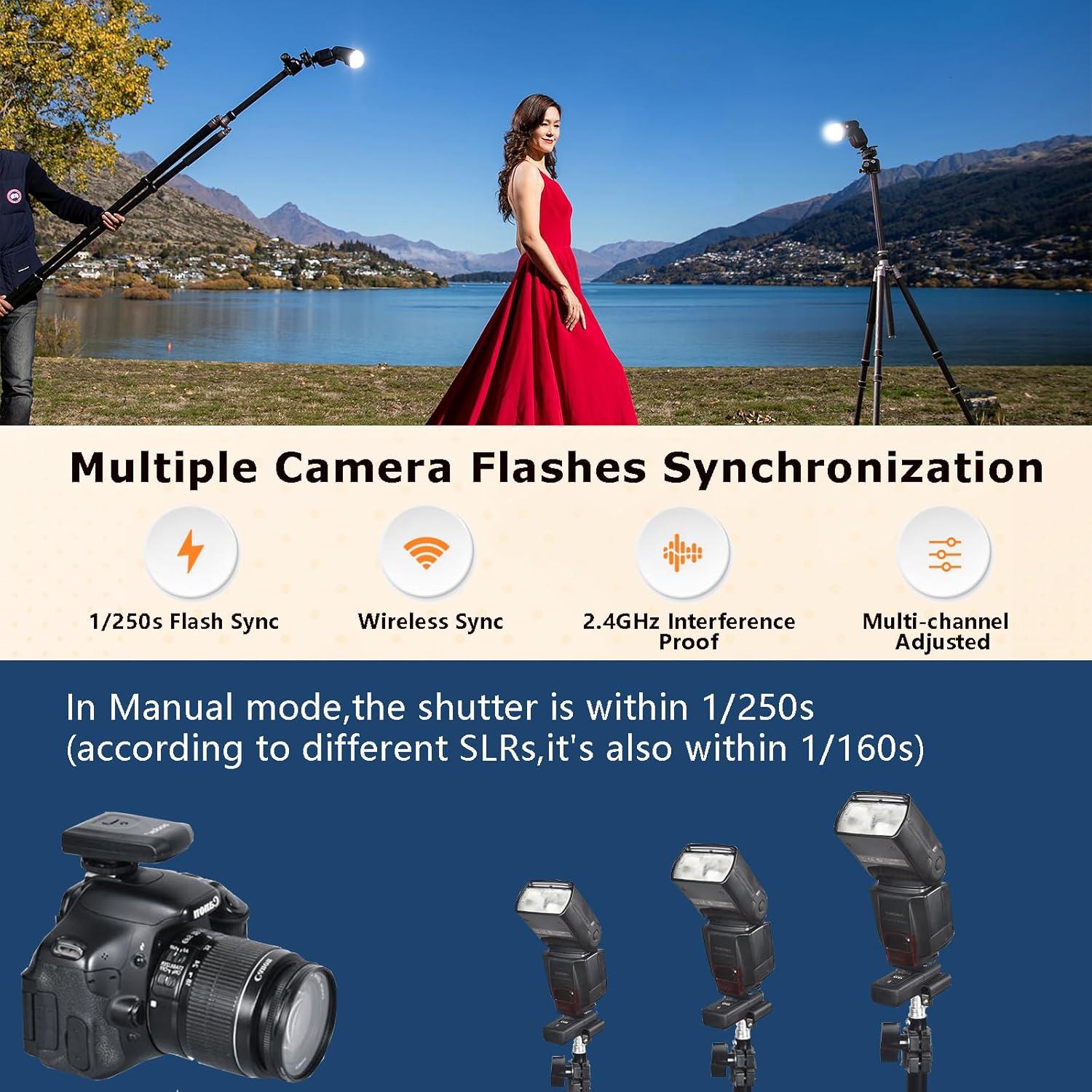 Kit Godox CT-16 Transmisor y Receptor Flash Inalámbrico 433MHz