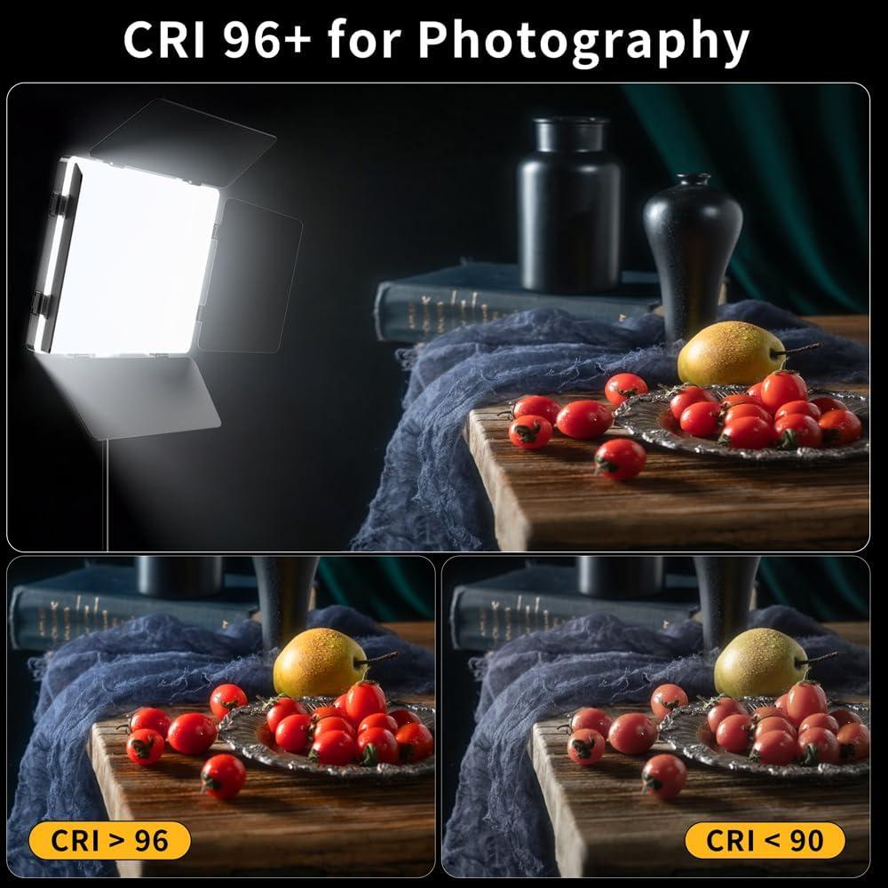 Kit de Luz de Video Pixel P30, 2 Trípodes y Luces LED Bi-Color