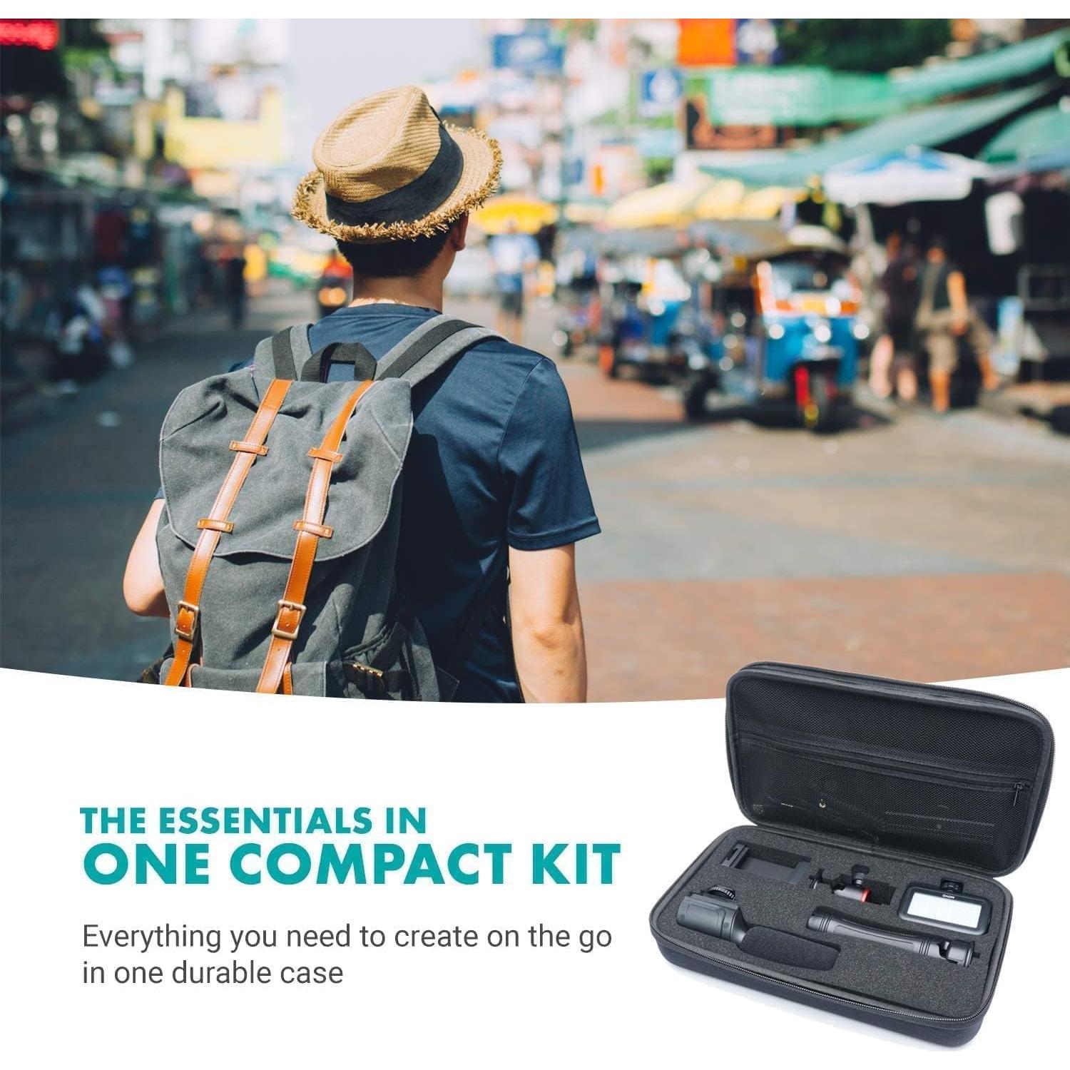 Kit de Vlogging Movo iVlogger para iPhone con Trípode y Micrófono