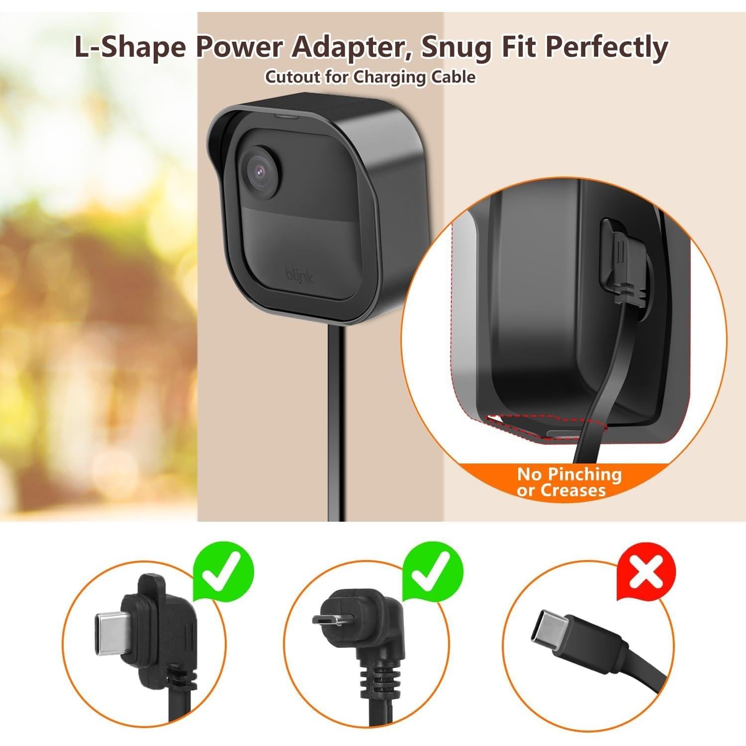 Soporte de Pared para Cámara Blink Exterior 4 y 3 Ajustable