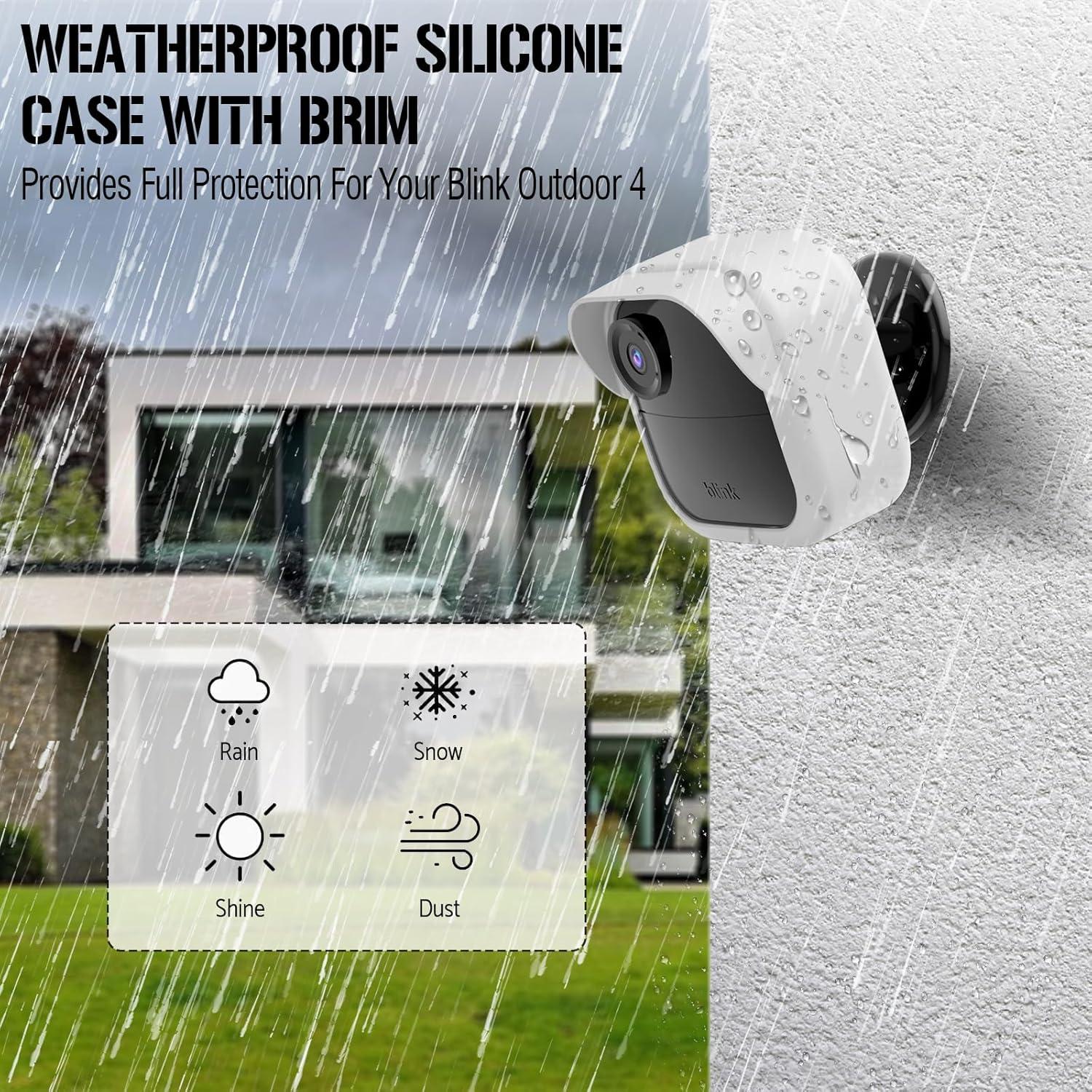 Funda de Silicona PUUUCI para Blink Outdoor 4 - Paquete de 3