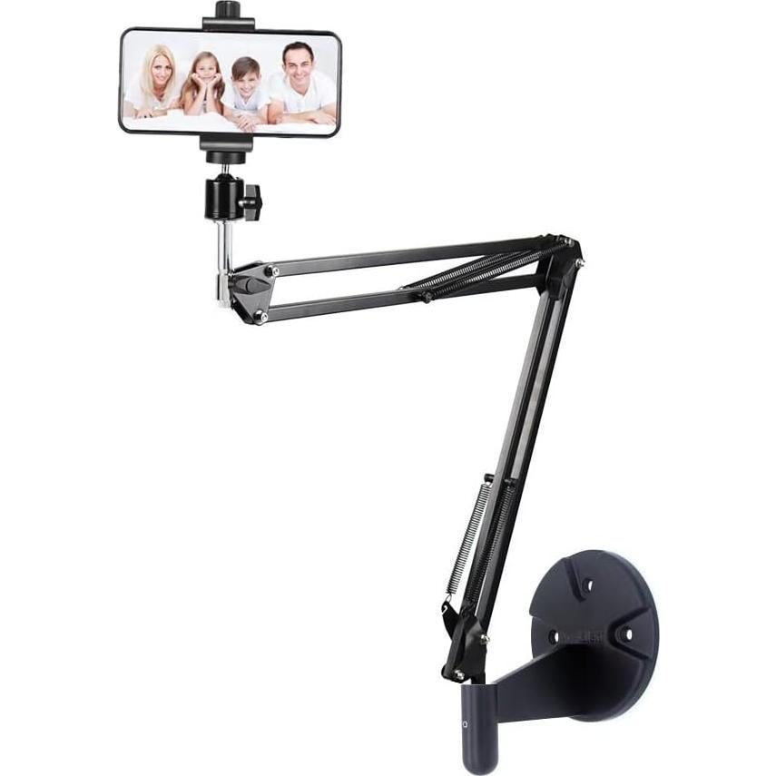 Soporte de Teléfono de Pared con Luz de Anillo 10" Acetaken