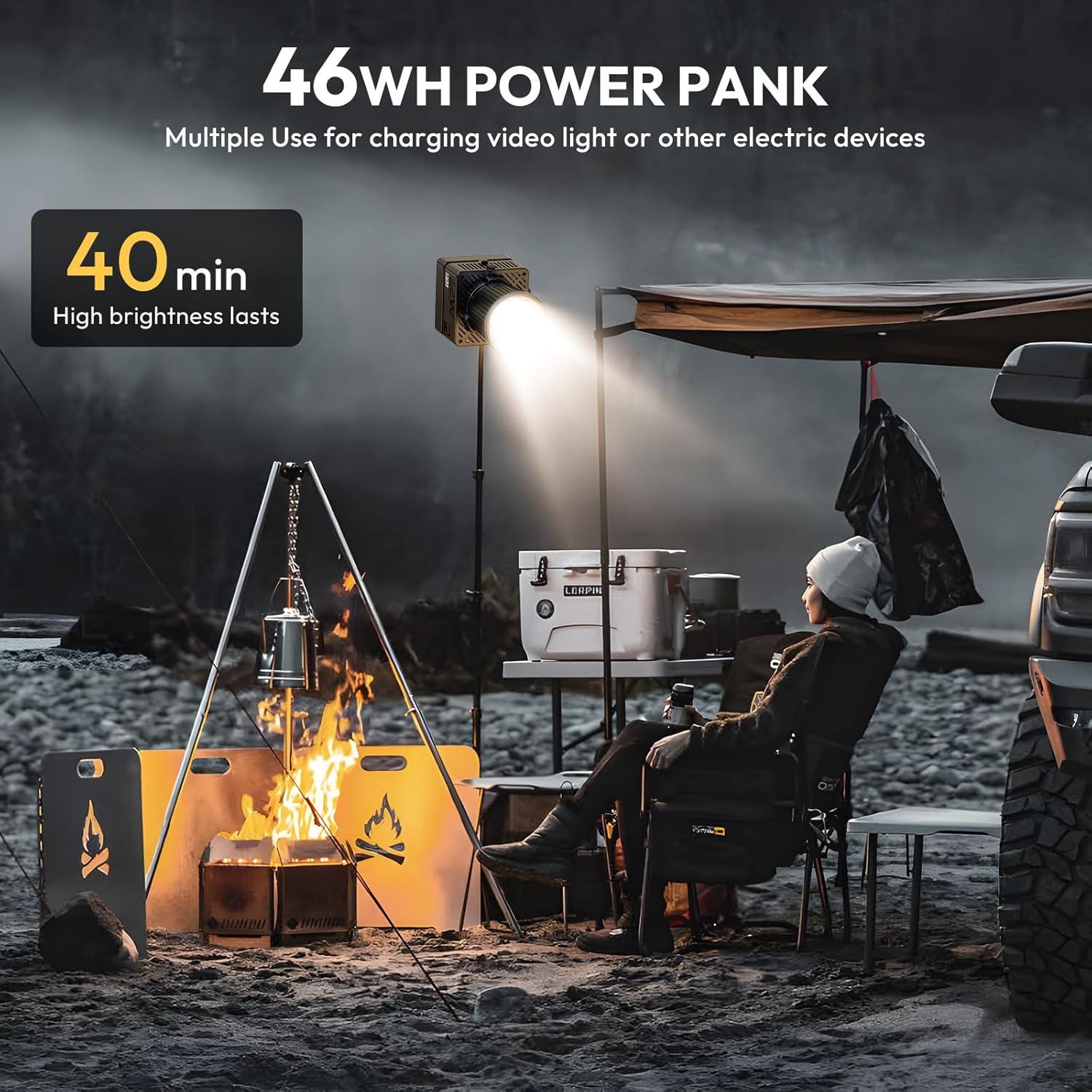 Luz de Video LED ULANZI EC65 65W Bi Color Portátil 2700K-6500K