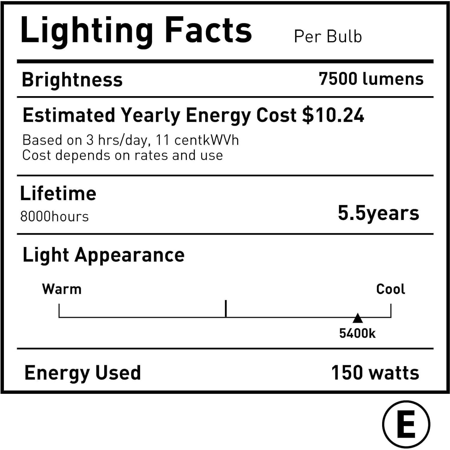 Bombilla CFL 150W E27 Skytex Luz Diurna 5400K Fotografía