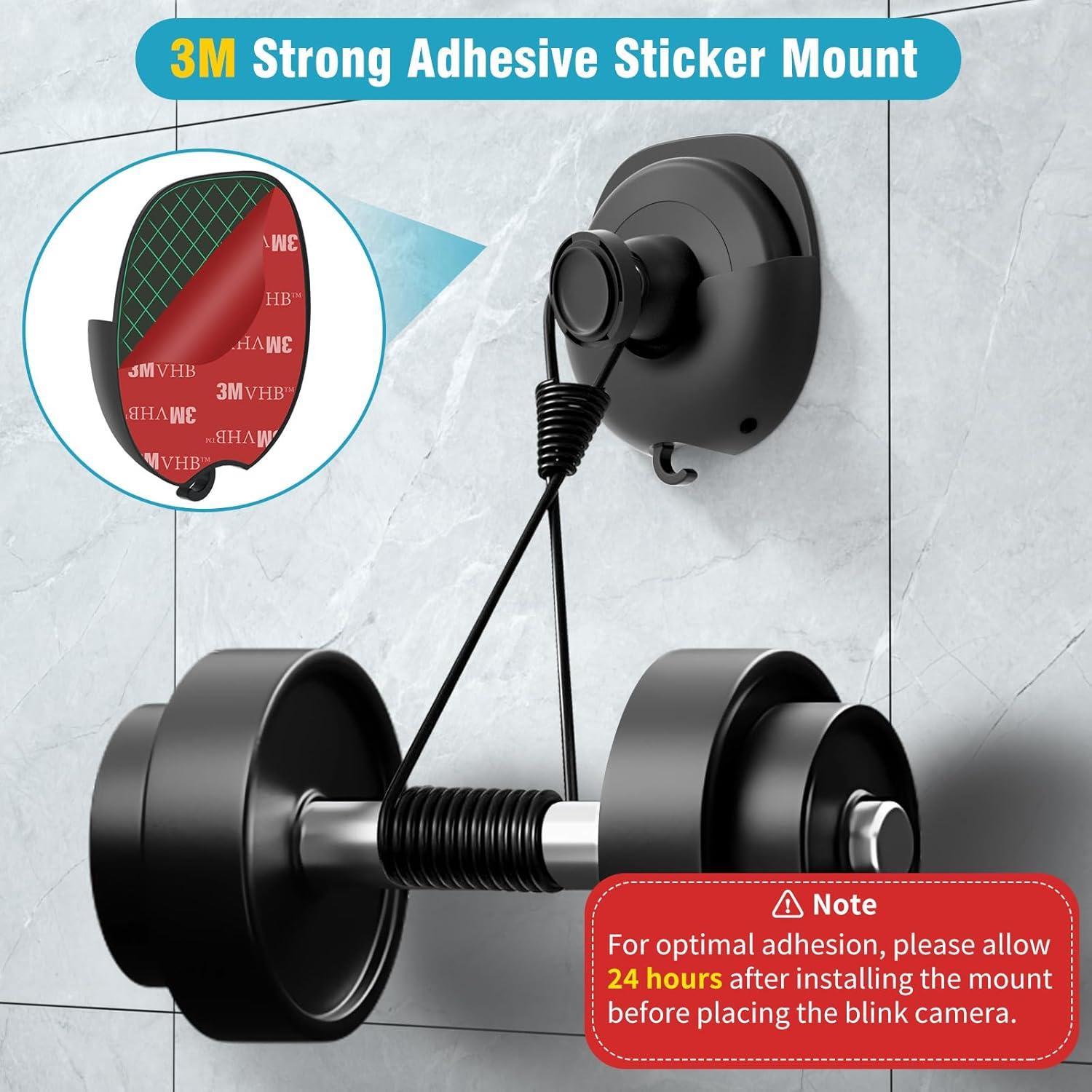 Soporte de Pared SIBADA para Cámara Blink - 3 Paquetes