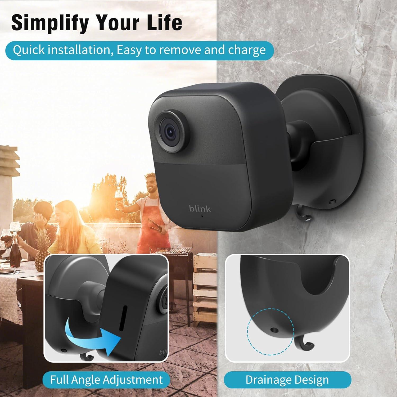 Soporte de Pared SIBADA para Cámara Blink - 3 Paquetes