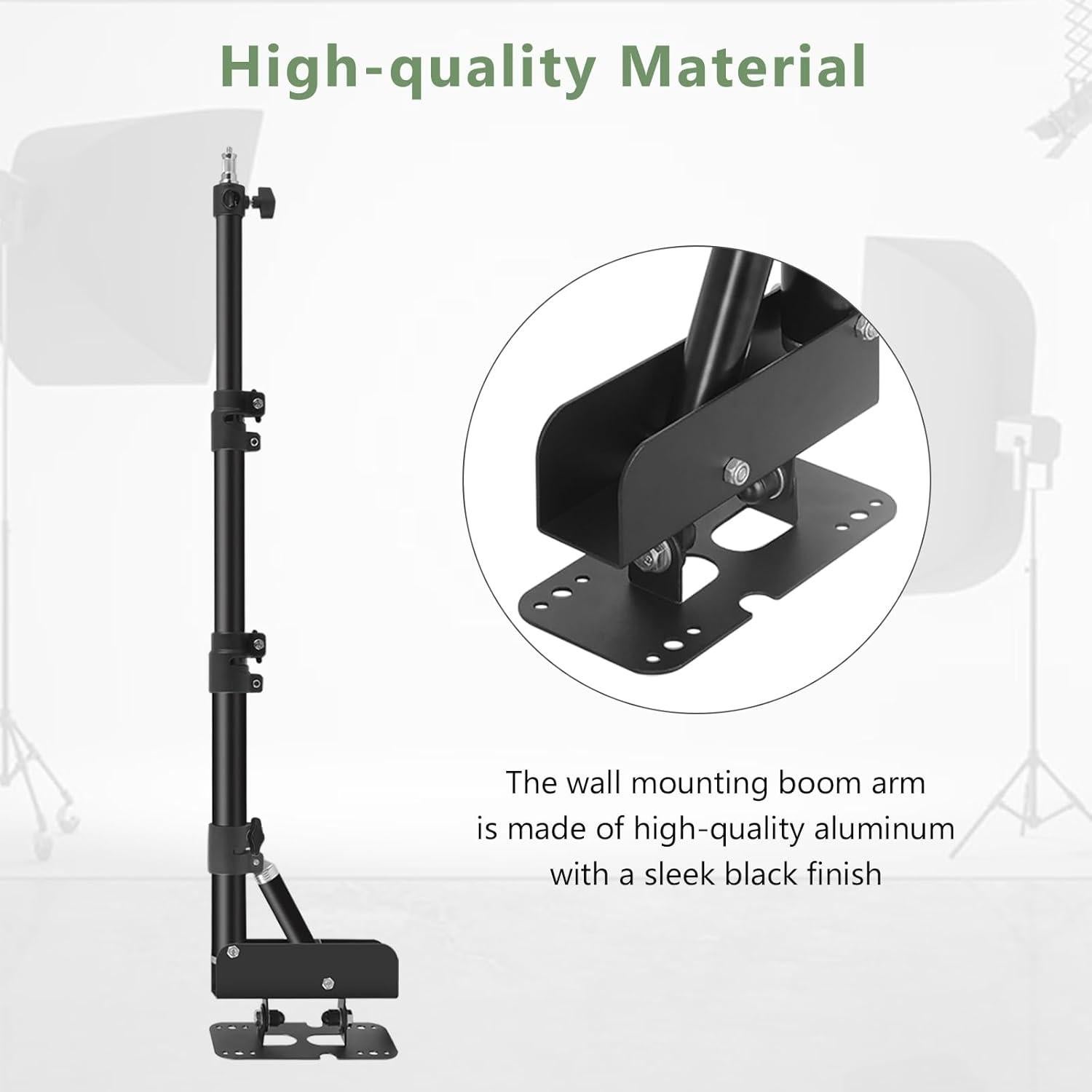 Soporte de Pared para Anillo de Luz MSKIRA 110cm Ajustable