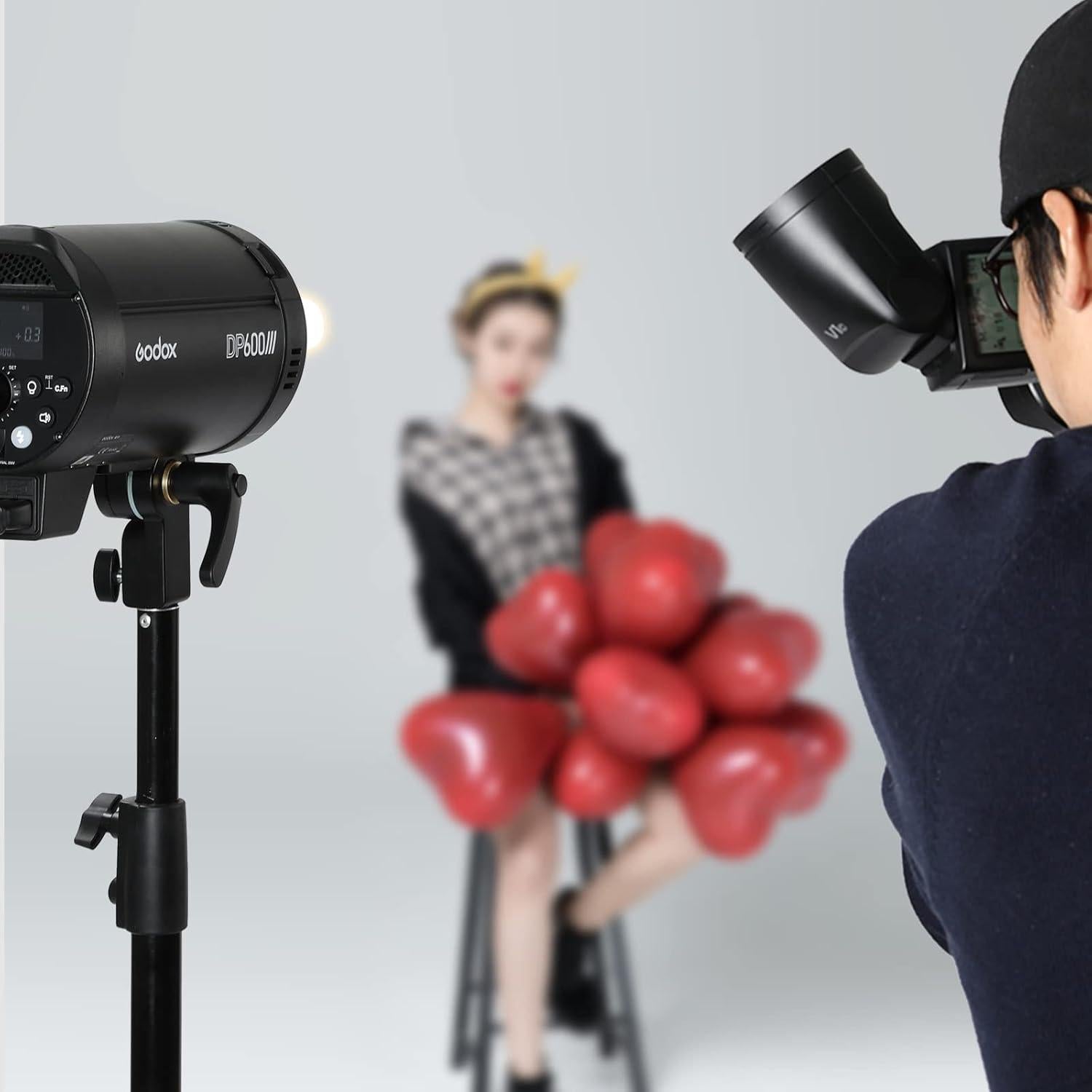 Kit de Flash Estudio Godox DP600III 1800Ws con Softbox y Paraguas