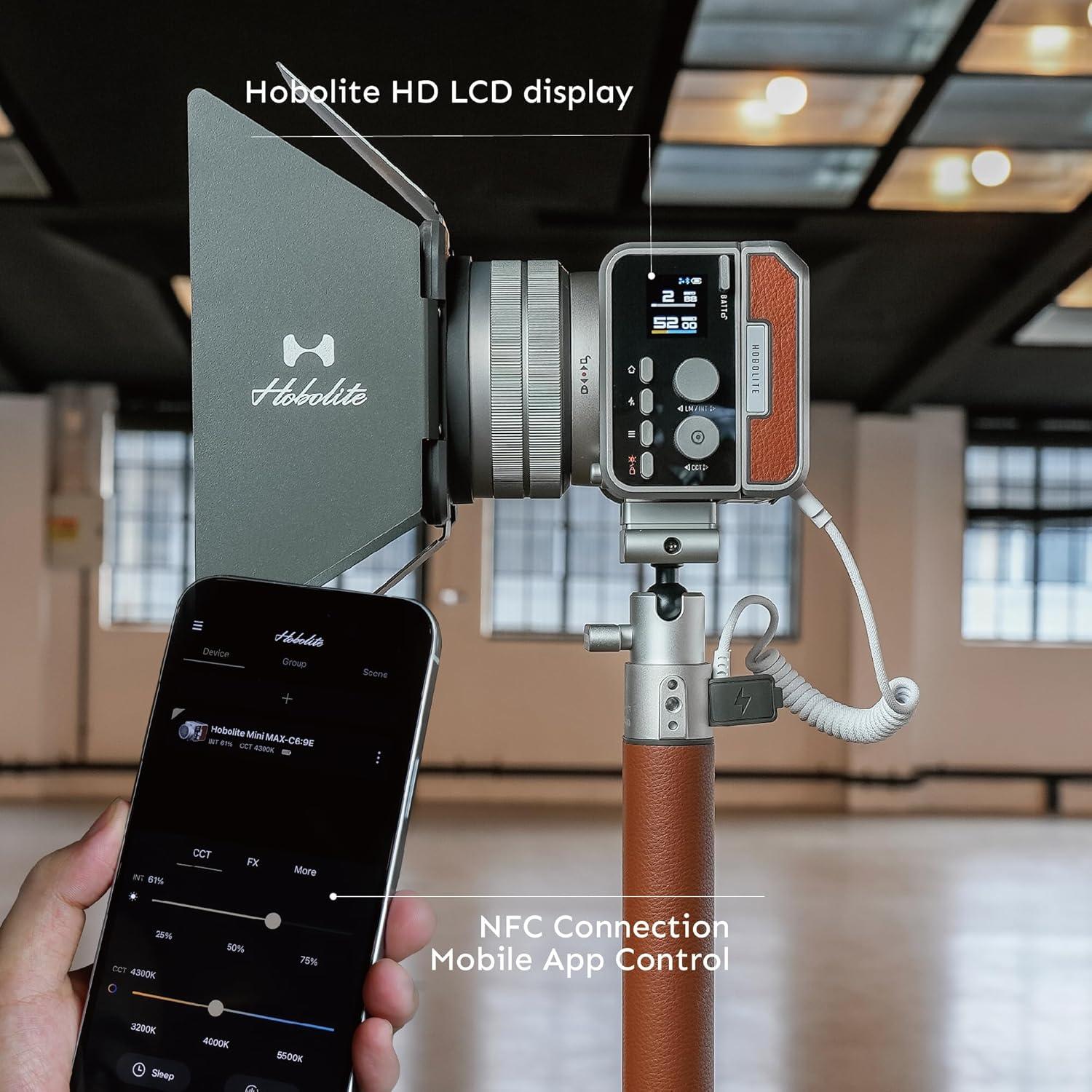 Kit de Viaje Mini Max Hobolite 40W LED Bi-Color 2700K-6500K