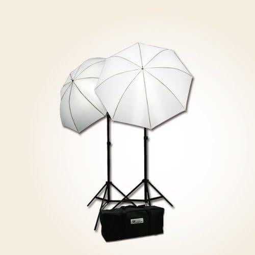 ePhoto Triple Lighting Video Photography Light Kit 2 Muslin Support Stands Kit with Case by ePhotoInc H4049