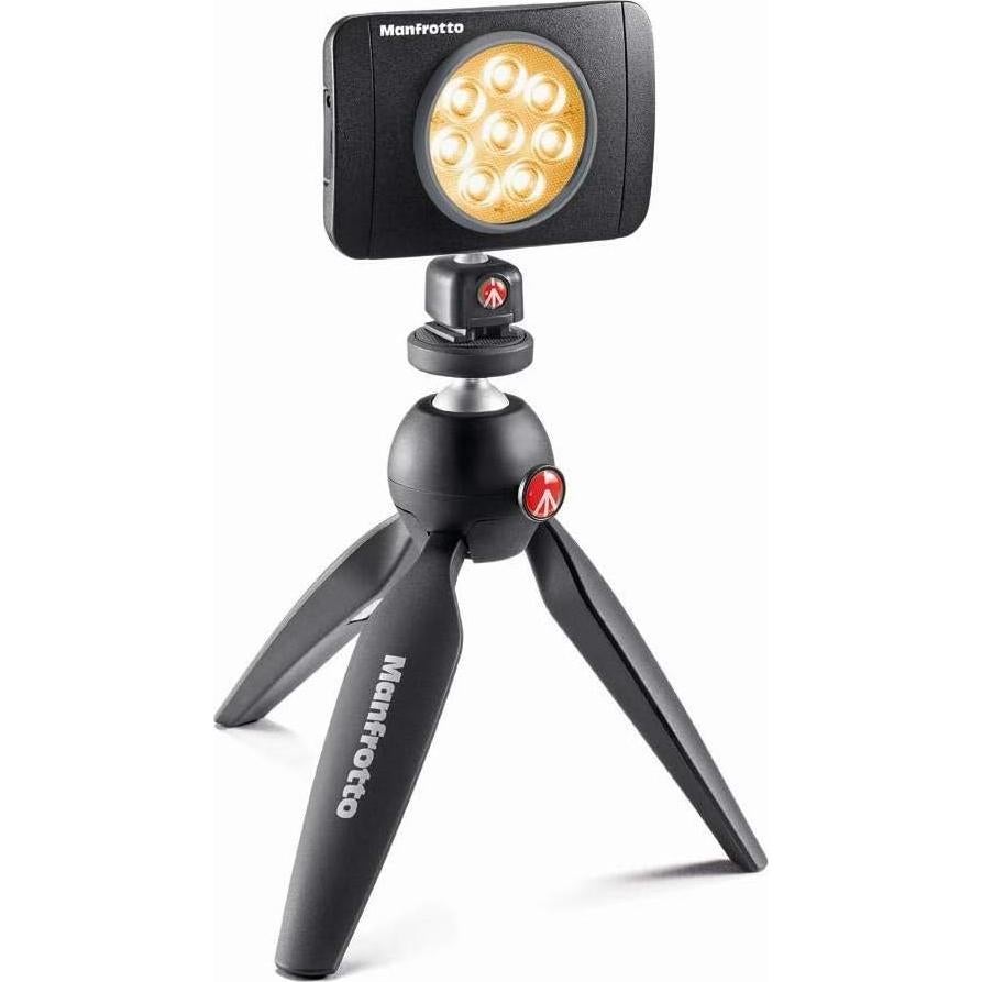 Luz LED LUMIMUSE 8 Manfrotto - Portátil, 4 Niveles de Atenuación