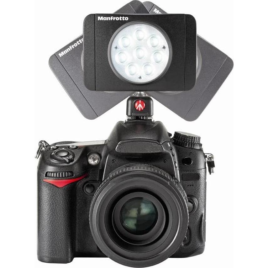 Luz LED LUMIMUSE 8 Manfrotto - Portátil, 4 Niveles de Atenuación