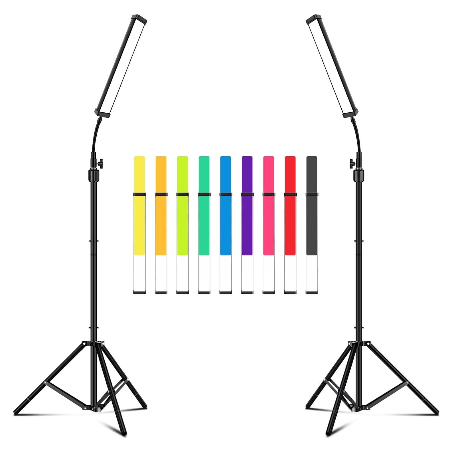 Kit de Iluminación LED Vallkay D4002 con Soporte y Filtros