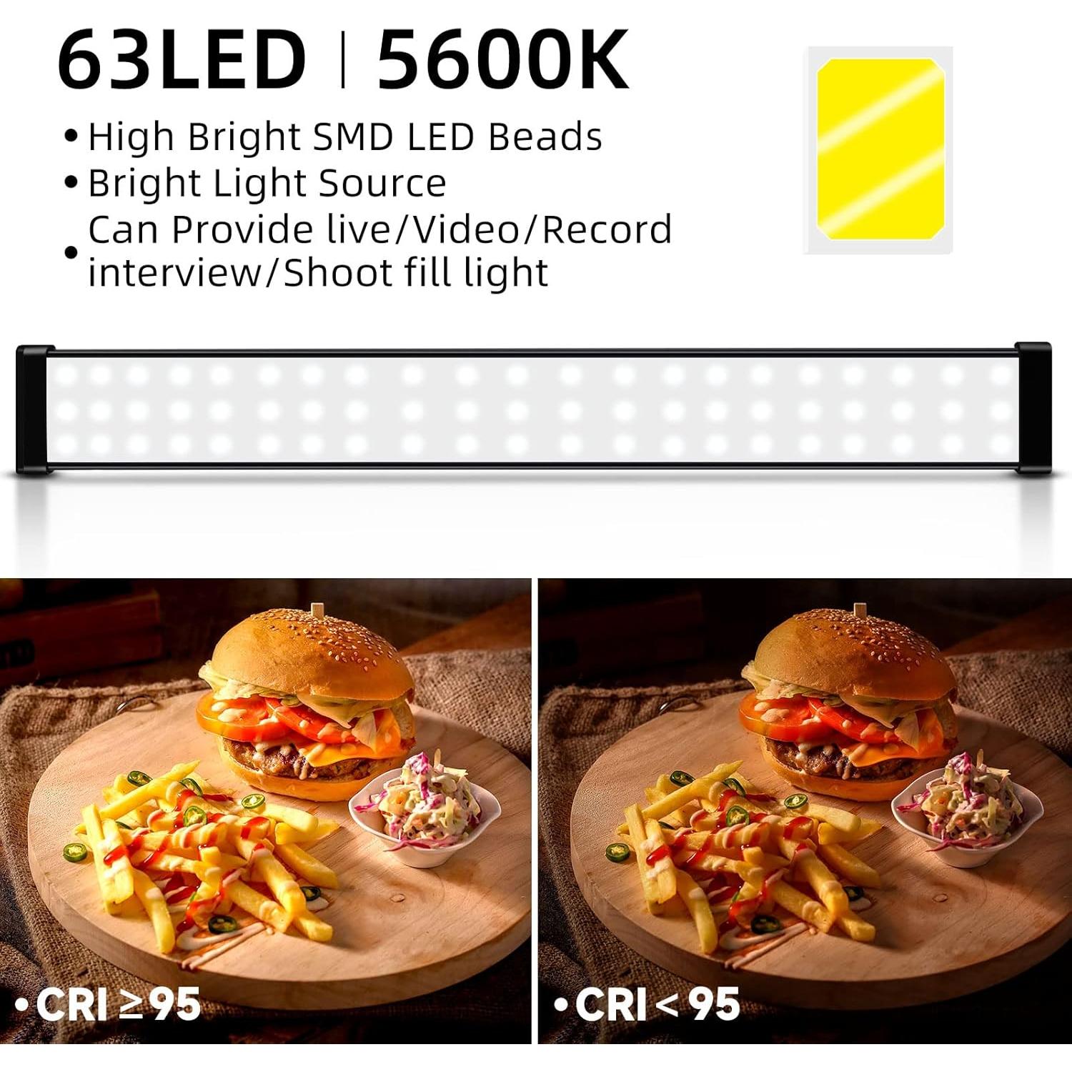 Kit de Iluminación LED Vallkay D4002 con Soporte y Filtros