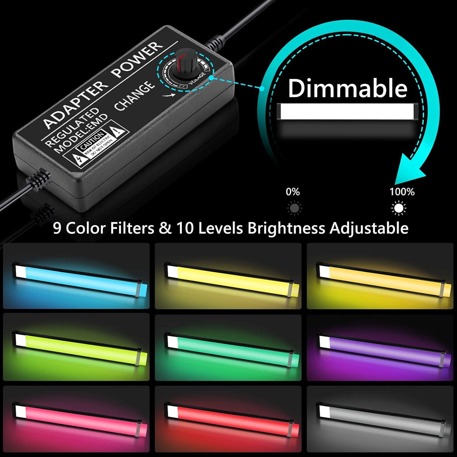 Kit de Iluminación LED Vallkay D4002 con Soporte y Filtros