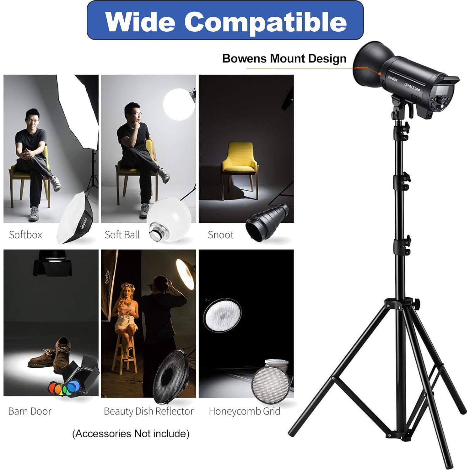 Kit de Flash Estudio Godox DP400IIIV 400Ws Inalámbrico 2.4G