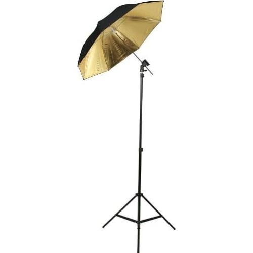 ePhoto 6 Umbrellas Photography Studio Off Camera Flash Lighting Kit TWO Flash Shoe Mounting Swivel Bracket Flash Light Kit With Stands HUB3