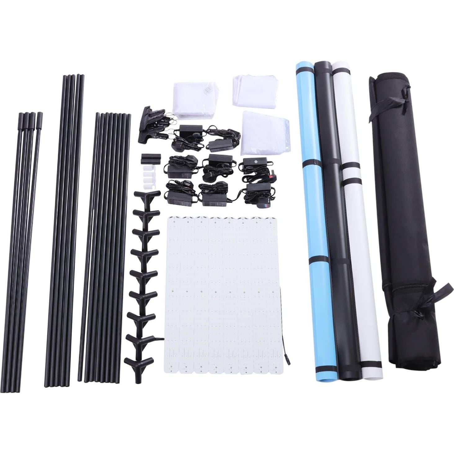 Estudio de Fotografía Profesional LED 120x100x200 cm Uiislon