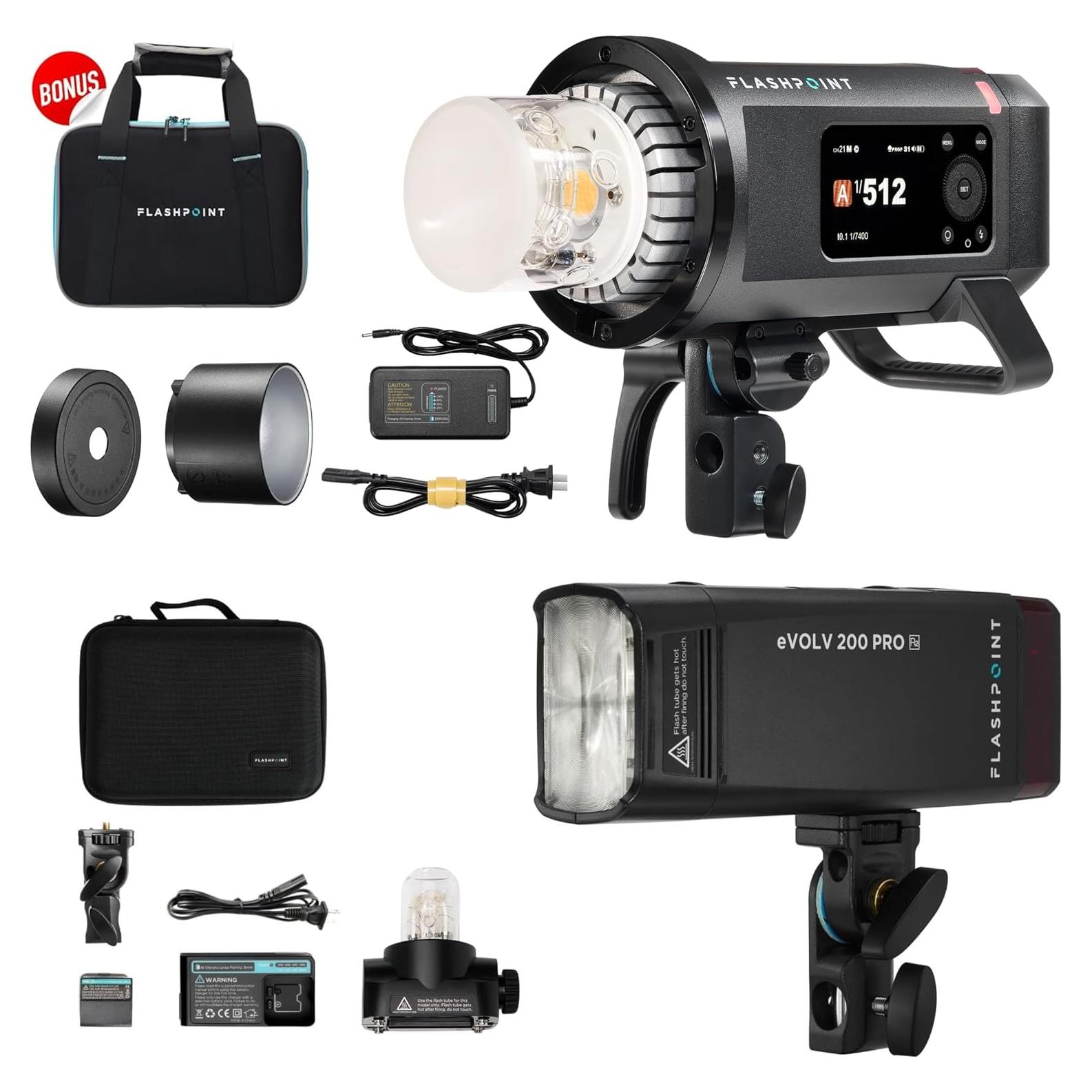 Kit de Flash Flashpoint XPLOR 600 PRO II y eVOLV 200 PRO