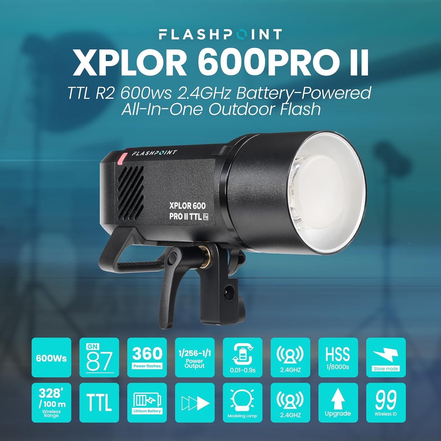 Kit de Flash Flashpoint XPLOR 600 PRO II y eVOLV 200 PRO