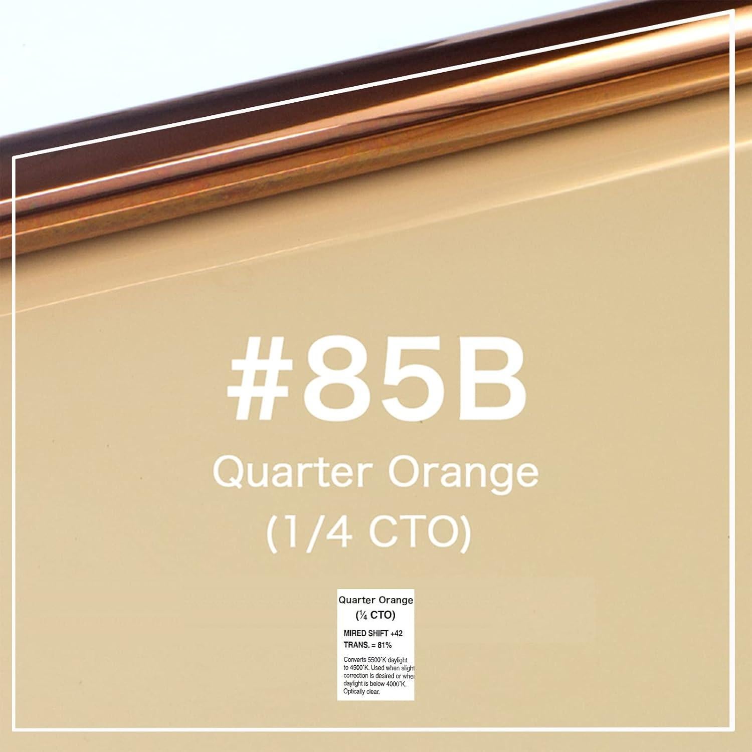 5 Paquetes Geles de Luz 1/4 CTO Sxbinyouli 40x50 cm