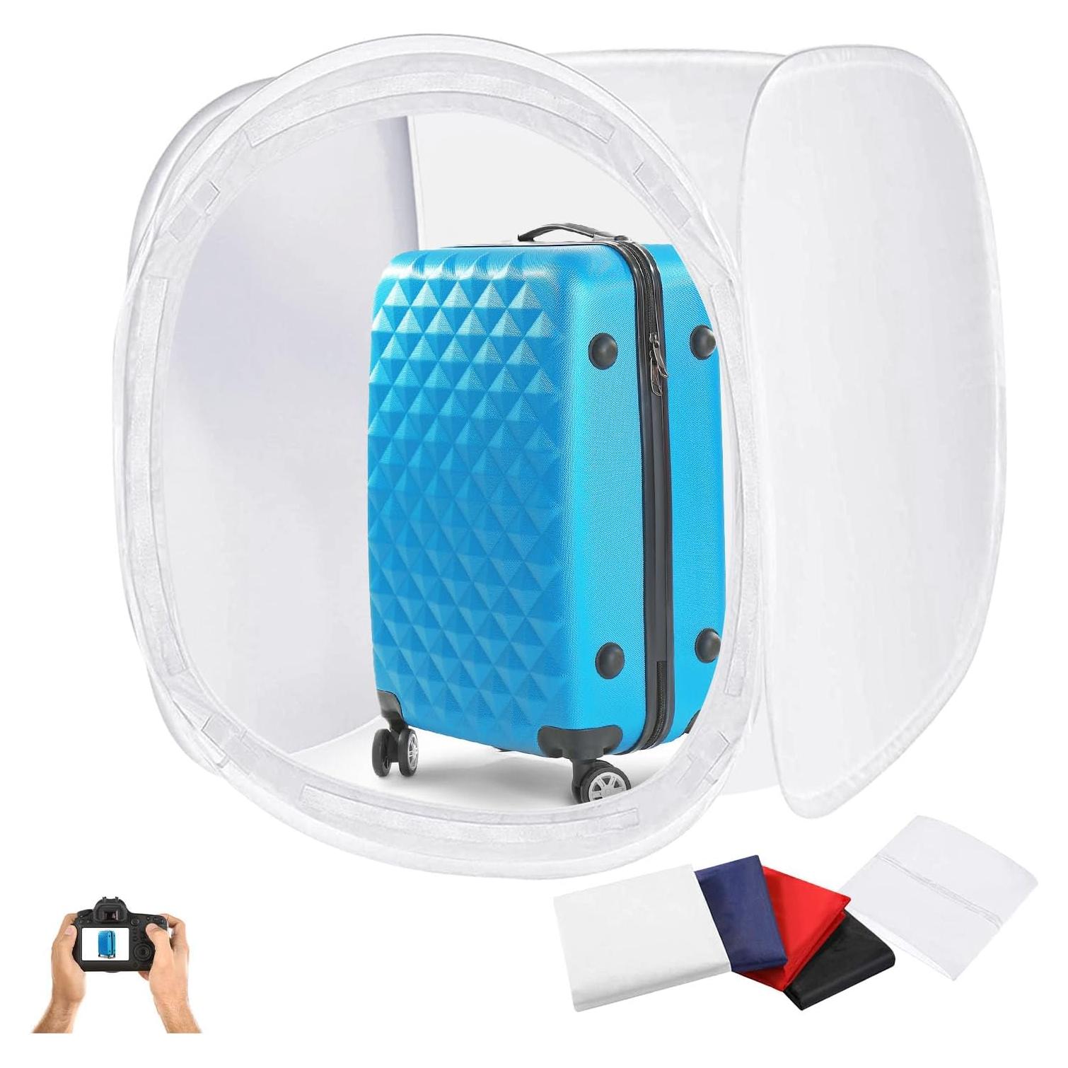 Cubo de Luz Plegable Julius Studio 50x50cm con 4 Fondos