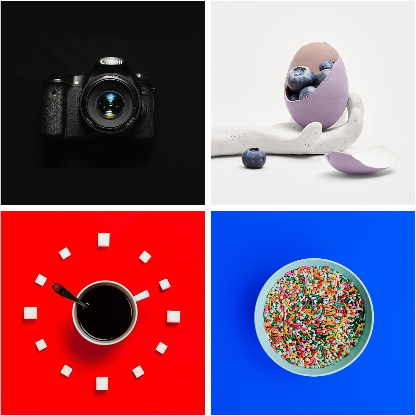 Cubo de Luz Plegable Julius Studio 50x50cm con 4 Fondos