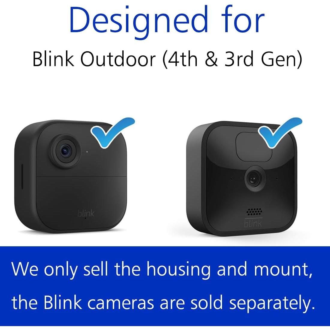 Soporte de Pared para Cámara Blink Outdoor 4 - 3 Paquete Negro