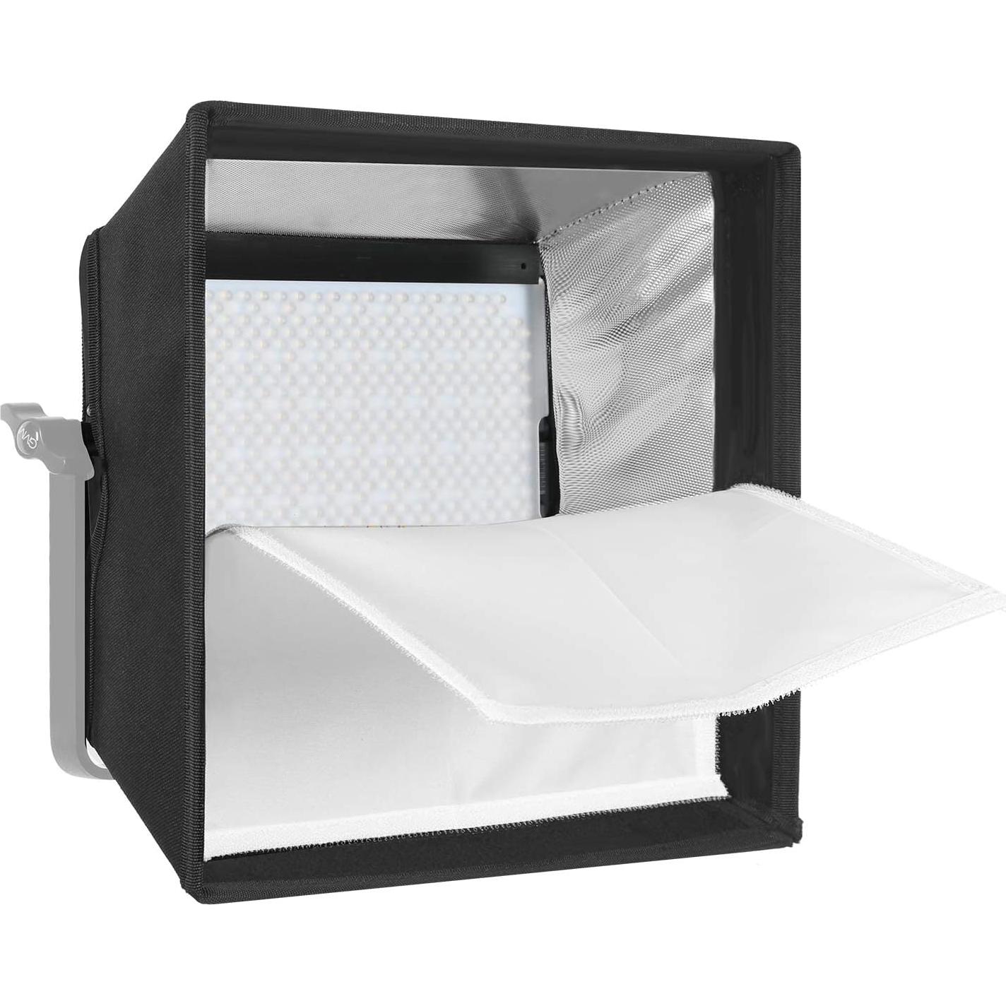 Kit de Iluminación LED RGB GVM 60W con Softbox y Soportes