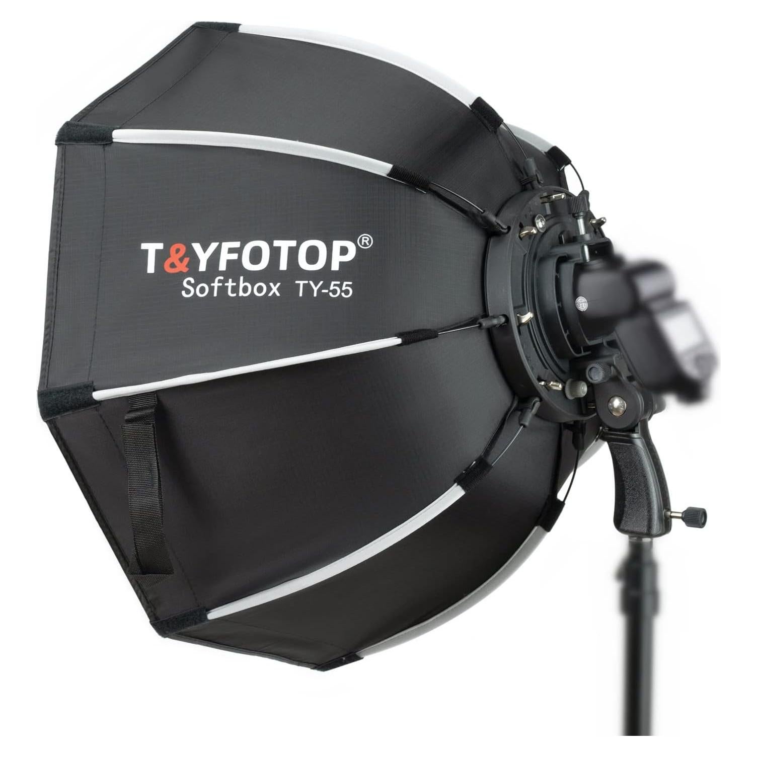 Softbox Octagonal 65cm T&YFOTOP con Soporte y Bolsa