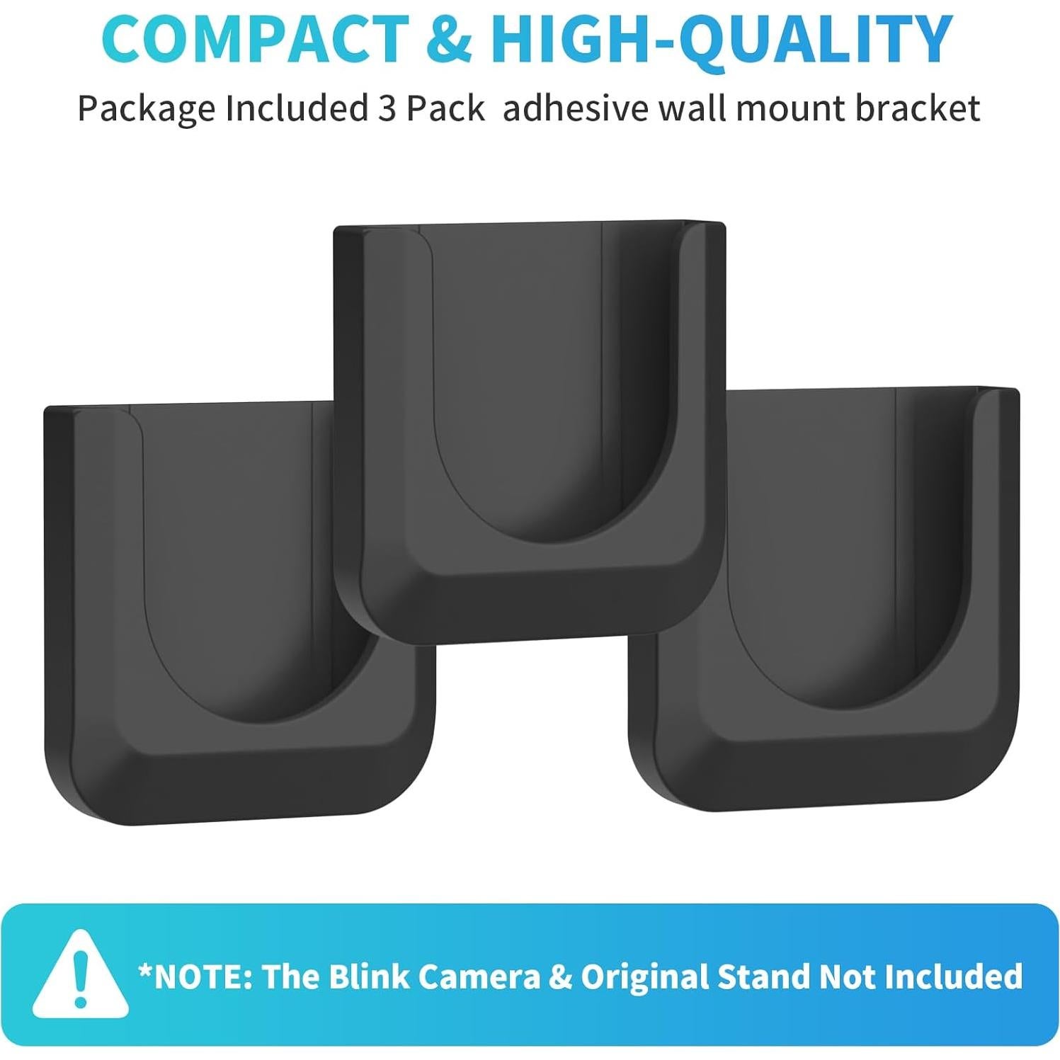 Soporte de Pared Kidjoyo para Cámara Blink Sin Taladro 3Pack