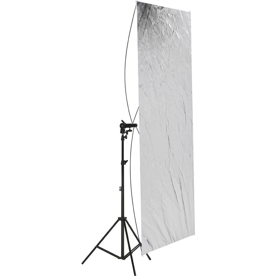 Panel Reflector Neewer 90x180cm Reversible Dorado/Plateado y Negro/Blanco