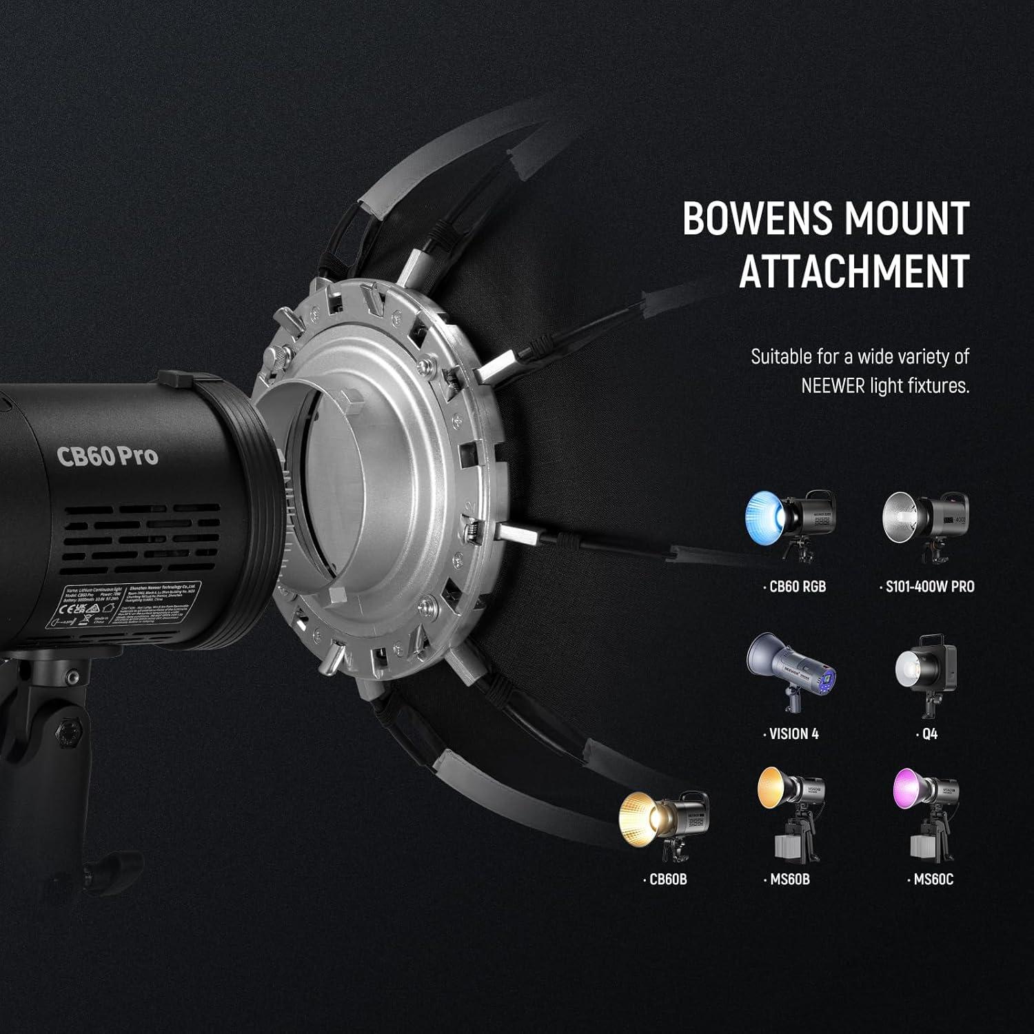 Softbox Octagonal NEEWER 45cm Bowens con Difusores y Malla