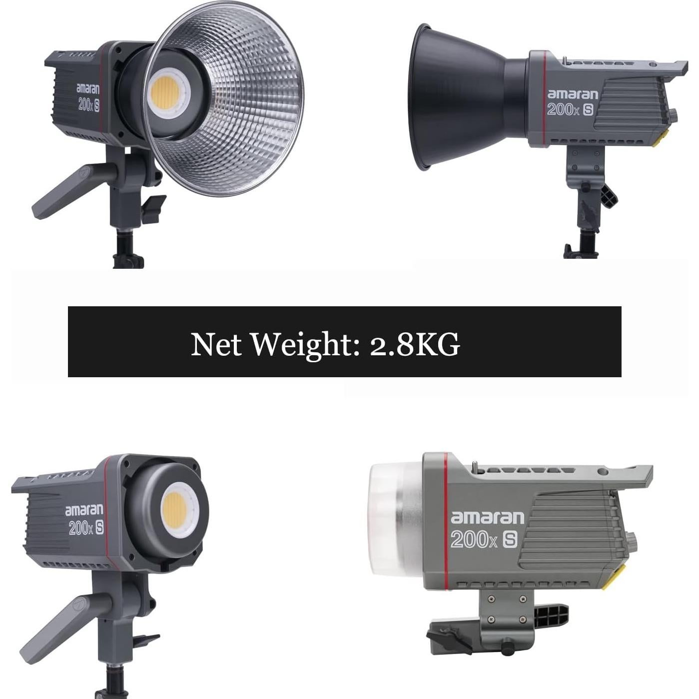 Luz LED Bi-Color Aputure Amaran 200X-S 200W con Softbox