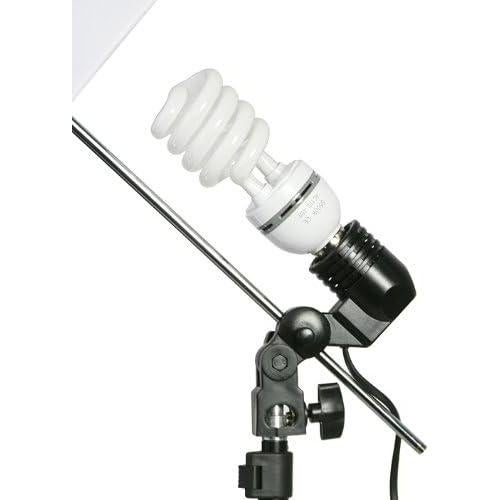 Fancierstudio Lighting Kit 3 Point Lighting Kit with Three 6'x9' Muslin Backdrop and Background Stand by Fancierstudio FH4046