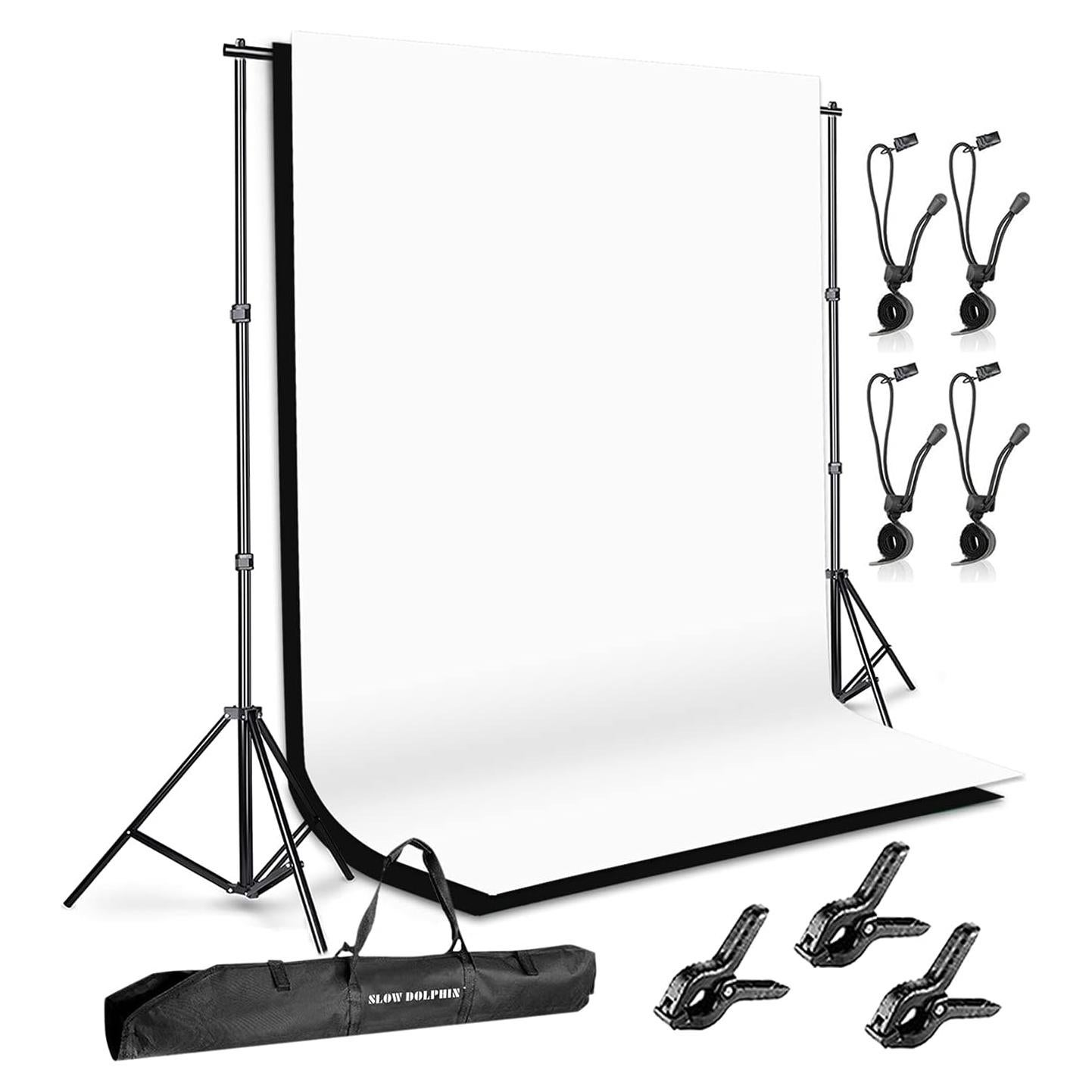 Kit de Soporte para Fondos Fotográficos SLOW DOLPHIN 6.5x10ft