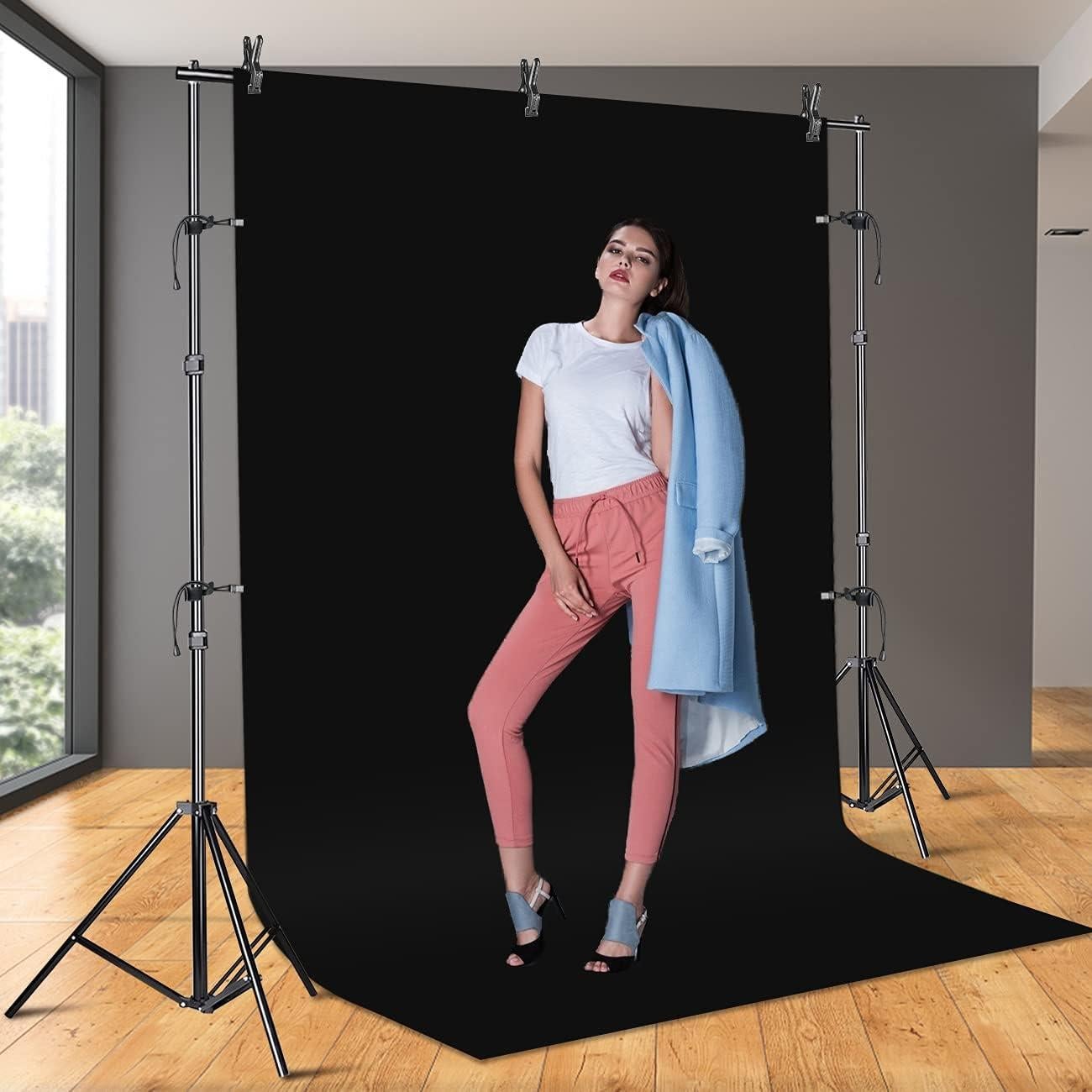 Kit de Soporte para Fondos Fotográficos SLOW DOLPHIN 6.5x10ft