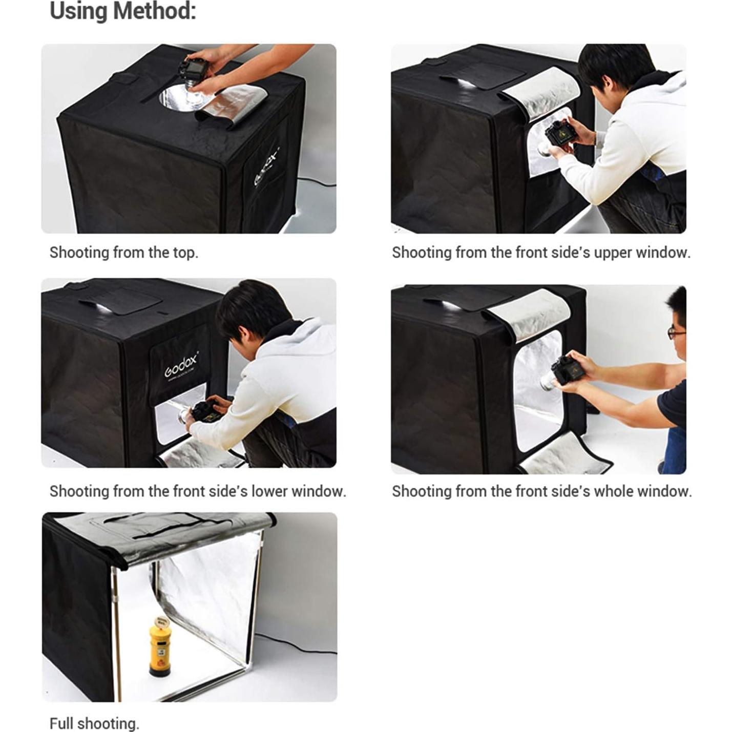 Caja de Estudio Fotográfico LED Godox LST80 80x80 cm