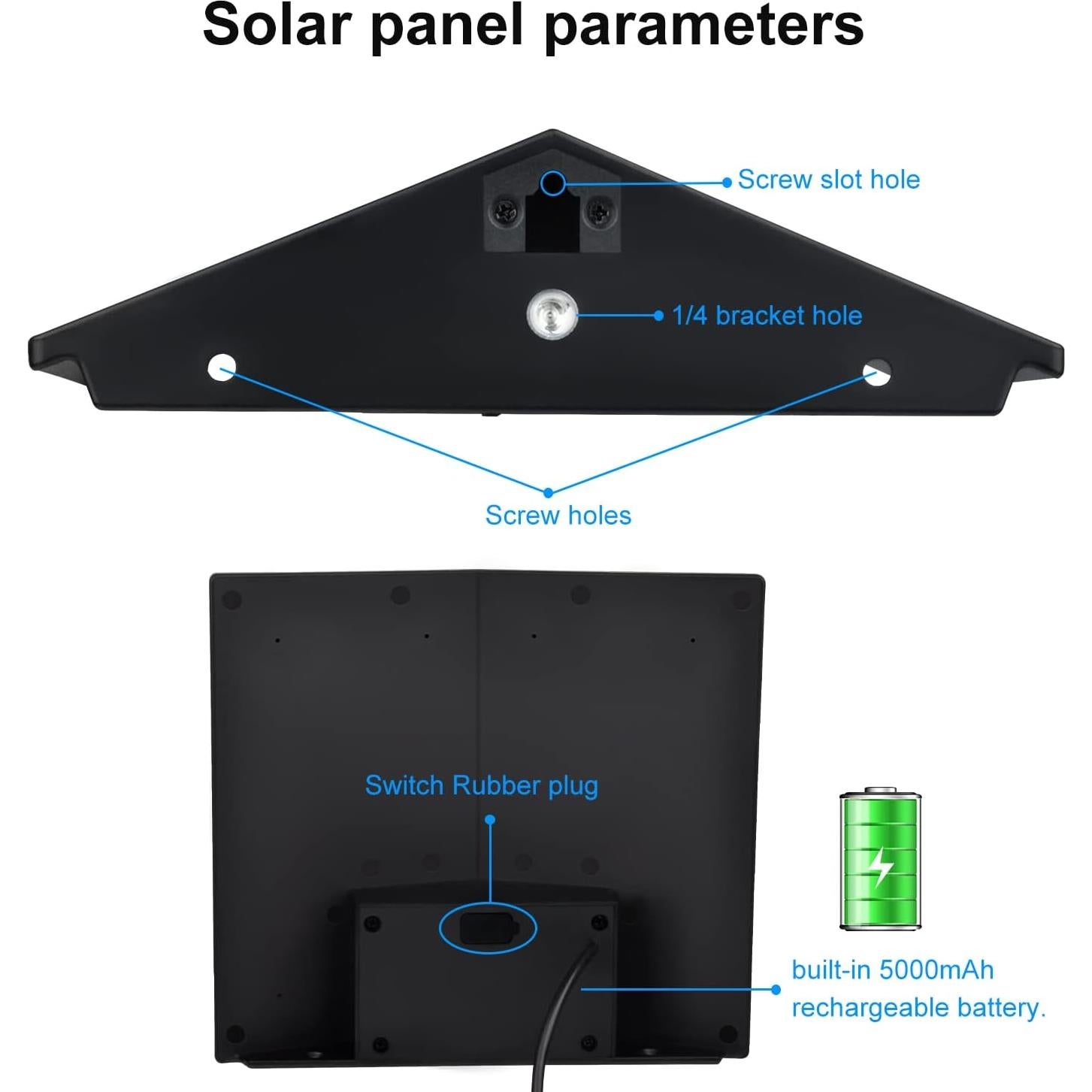 Paquete de 2 Paneles Solares StartVision para Blink Outdoor