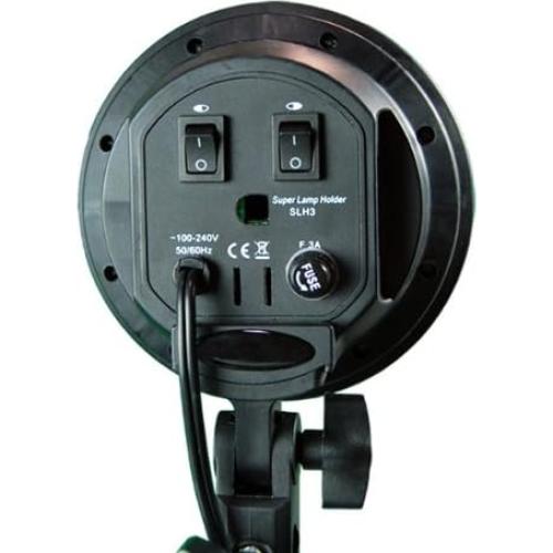 ePhoto 3200 Watt Continuous Photography Video Studio 3 Softbox Boom Stand Digital Video Hair Lighting Kit H604SB2