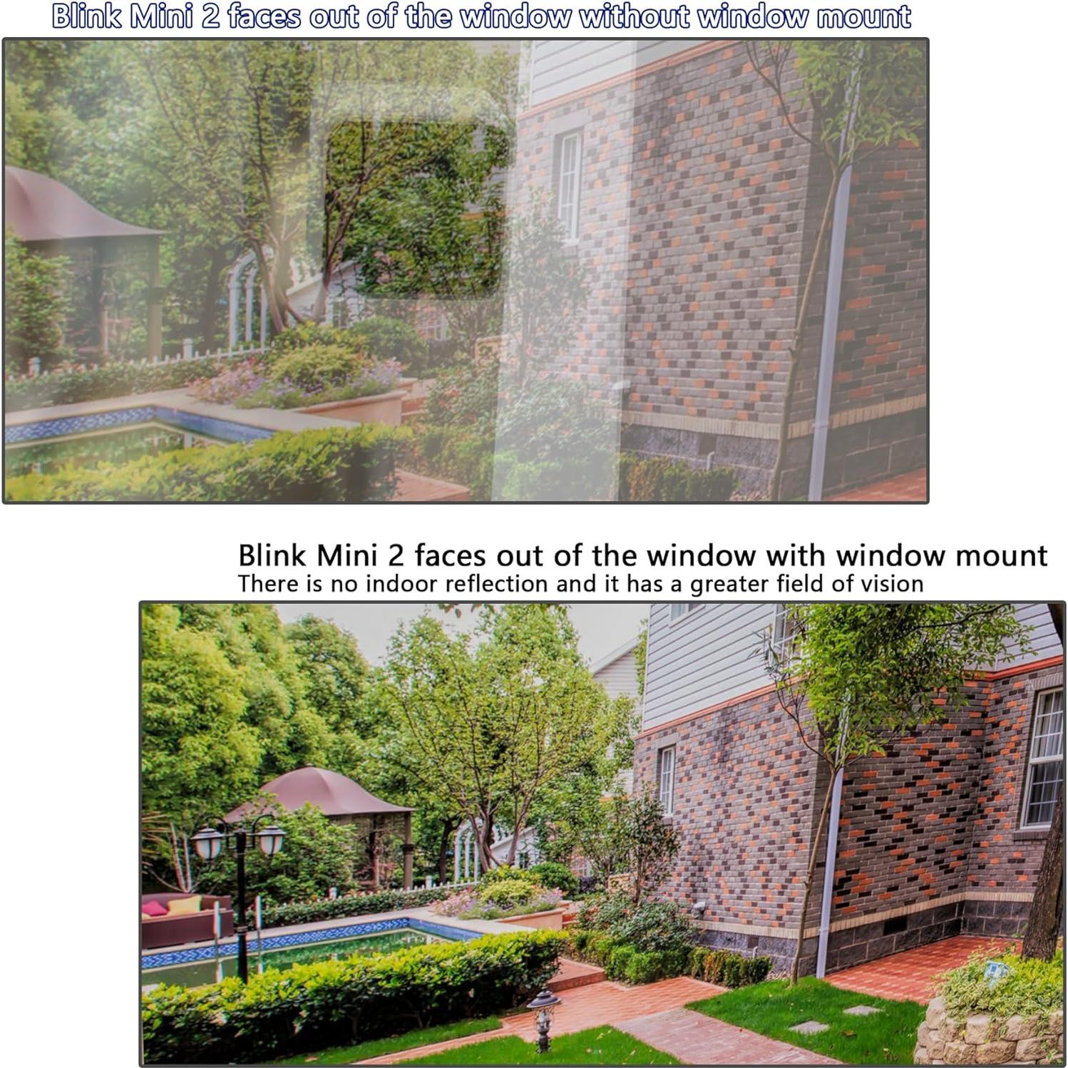 Soporte de Ventana Teccle para Blink Mini 2 Blanco