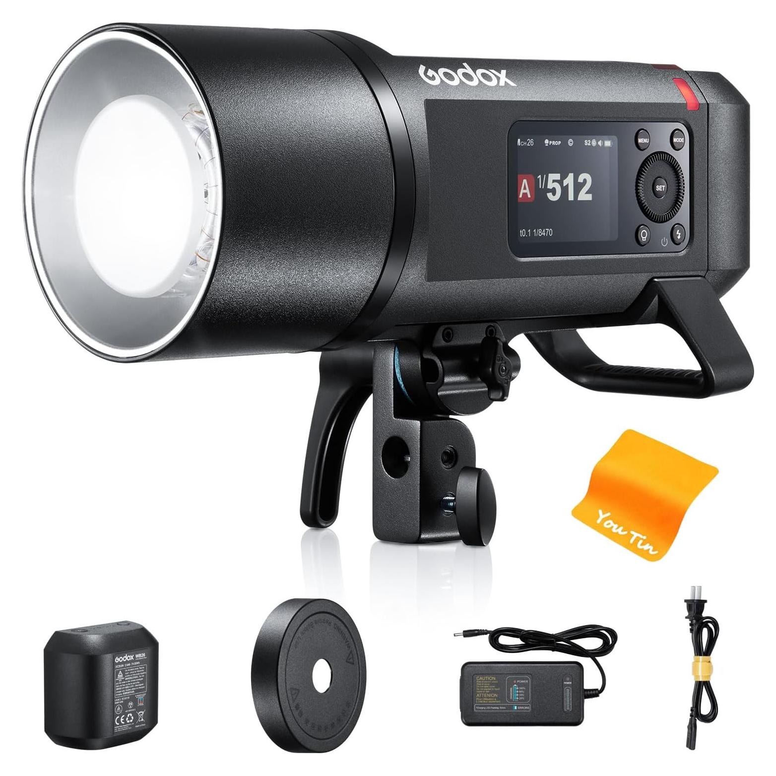 Godox AD600 Pro II Flash Estroboscópico 600Ws Bi-Color 40W