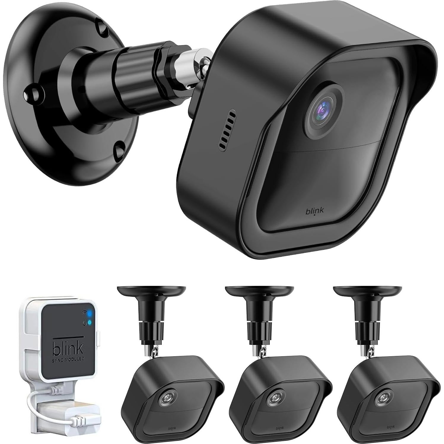 Soporte para Cámara Blink Exterior Gresur 3 Paquete Ajustable
