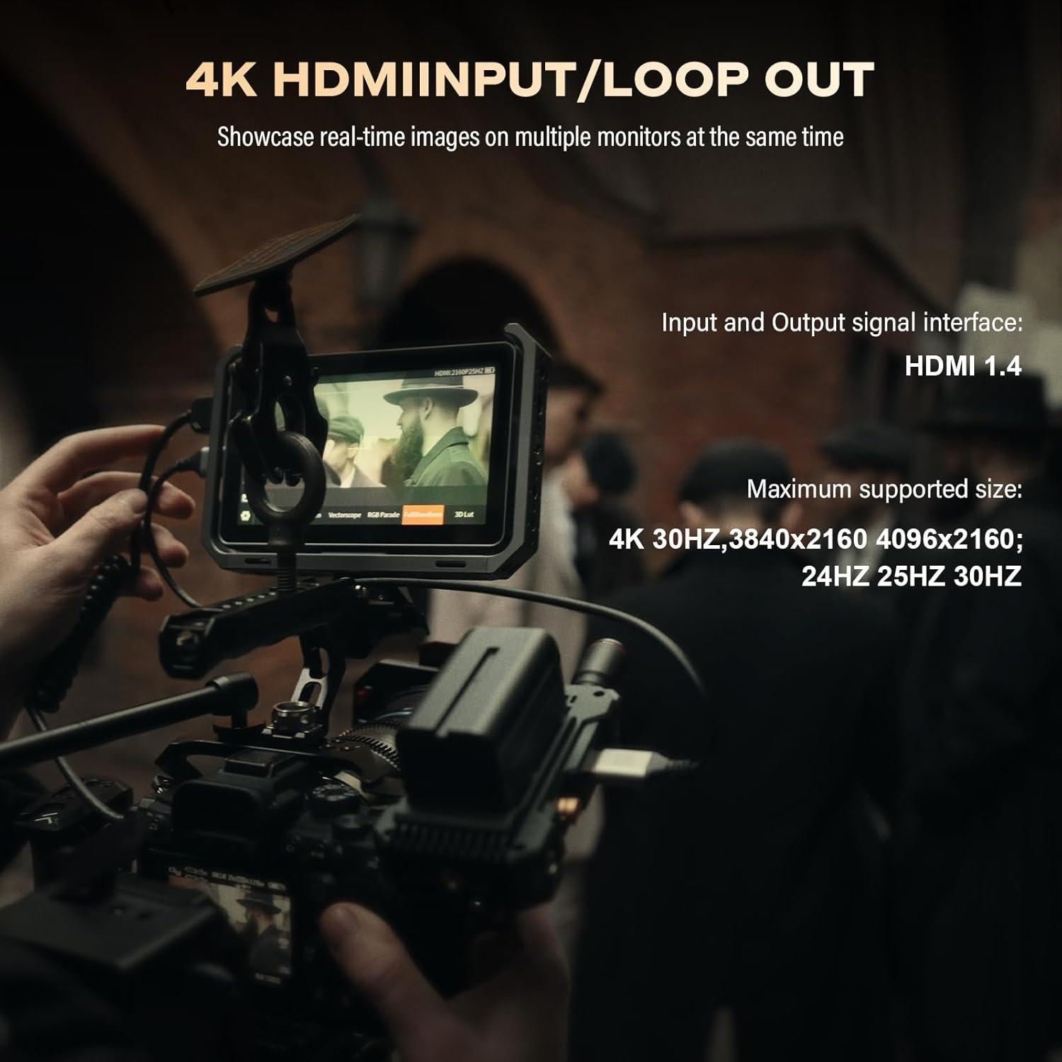 Monitor de Campo Viltrox DC-X2 6" FHD 2000 Nits Táctil