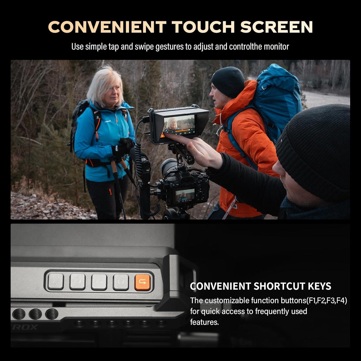 Monitor de Campo Viltrox DC-X2 6" FHD 2000 Nits Táctil